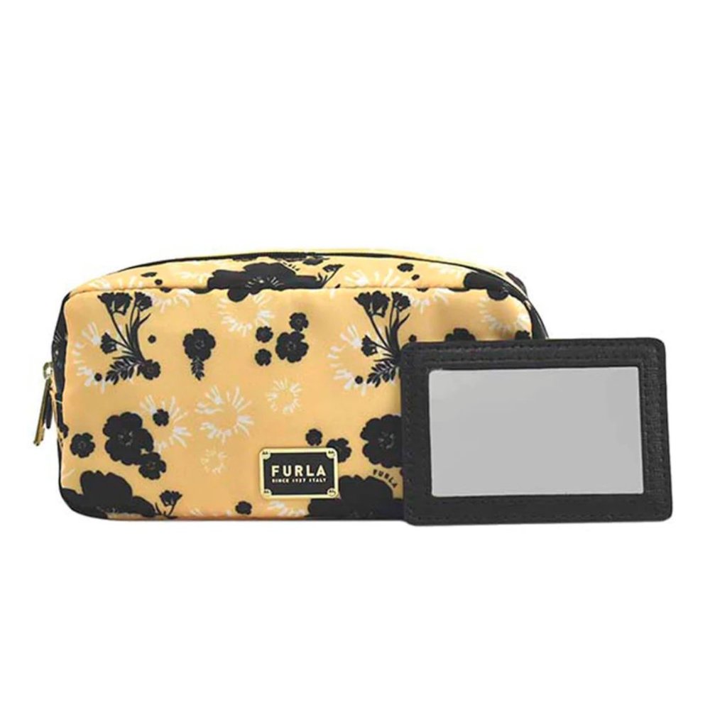 Furla Cosmetic Bag w/ Mirror